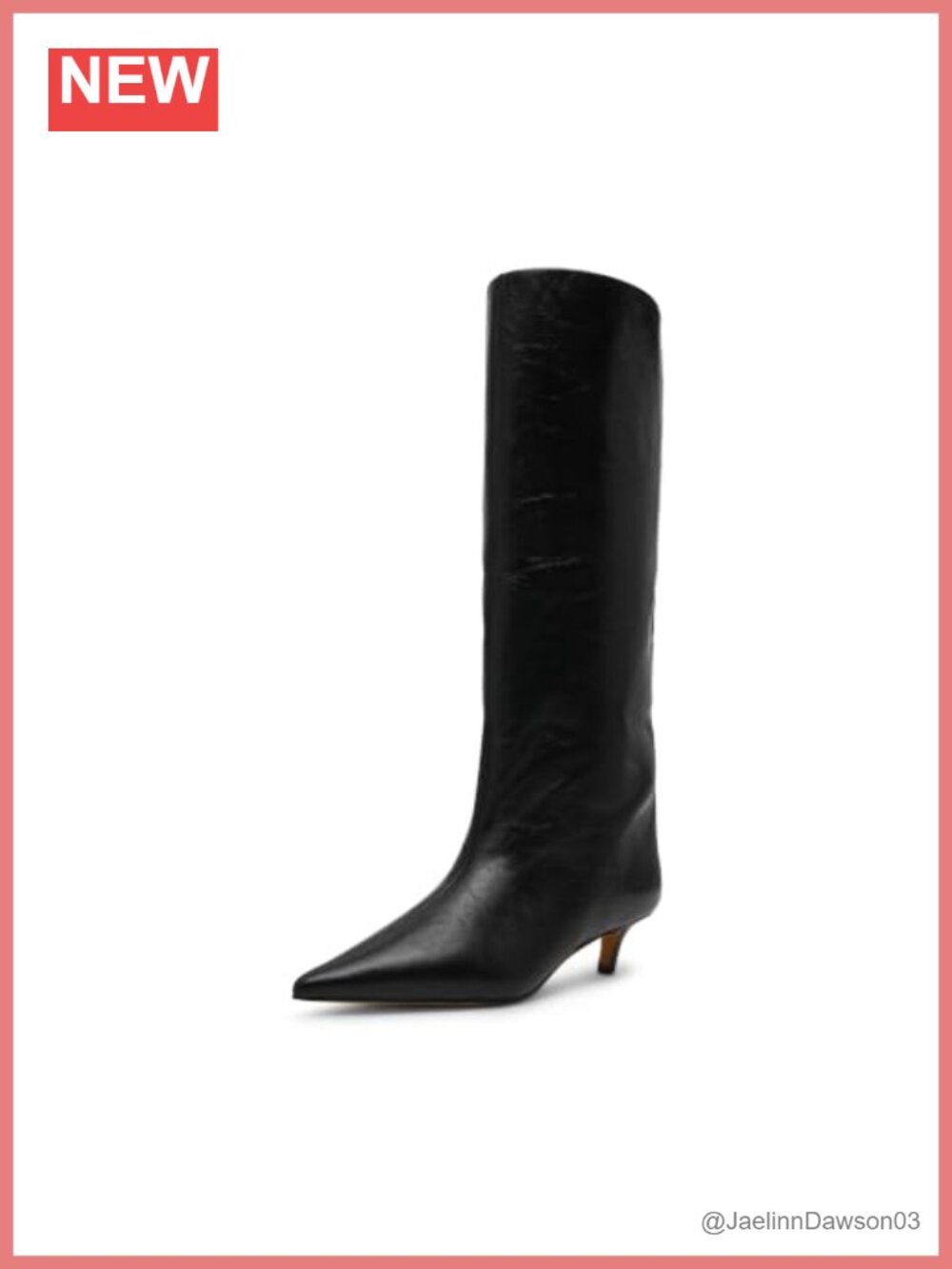 Steve Madden Lychee Knee High Kitten Heel Boots Faux Leather